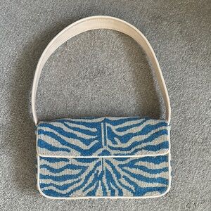 STAUD Tommy Beaded Leather Shoulder Bag